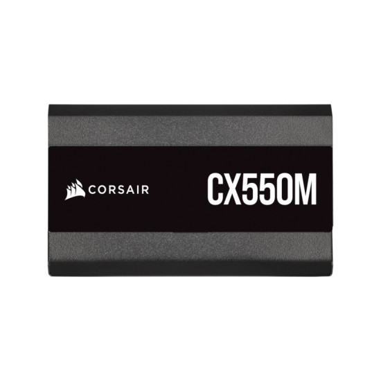 Corsair CX-M Series CX550M — 550 Watt 80 Plus Bronze Certified Semi-Modular ATX Power Supply