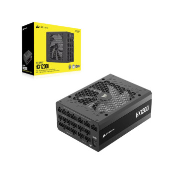 Corsair HXi Series HX1200i - 1200 Watt Cybenetics Platinum Certified Fully Modular ATX Power Supply
