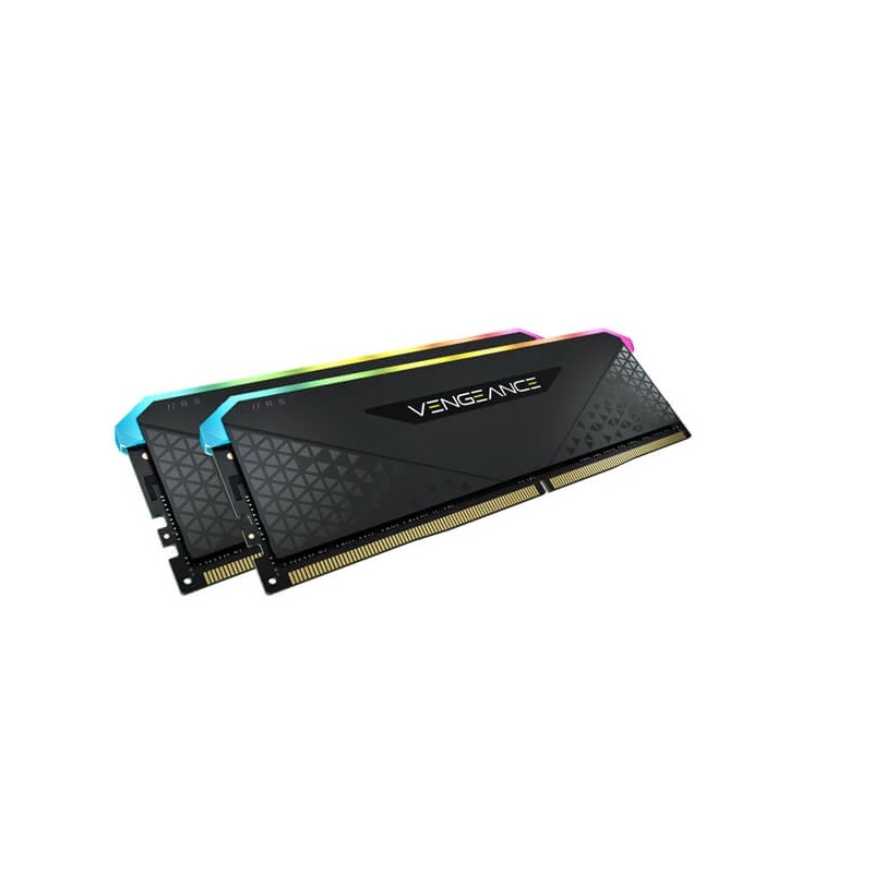 Corsair Vengeance RGB RS 32GB (16GBX2) DDR4 3600MHz C18 RAM – Black