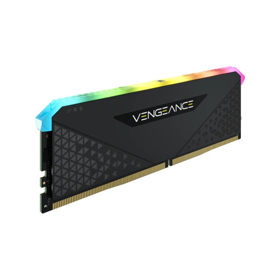 Corsair Vengeance RGB RS 16GB (16GBX1) DDR4 DRAM 3200MHz C16 Memory Kit – Black