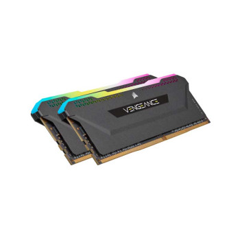 Corsair Vengeance RGB Pro SL 16GB (8GBX2) DDR4 3600MHz C18 RAM – Black