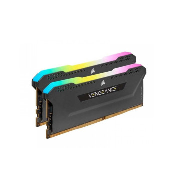 Corsair Vengeance RGB Pro SL 32GB (16GBX2) DDR4 3200MHz C16 RAM – Black