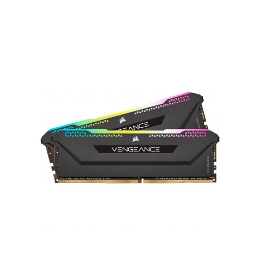 Corsair Vengeance RGB Pro SL 32GB (16GBX2) DDR4 DRAM 3200MHz C16 Memory Kit – Black