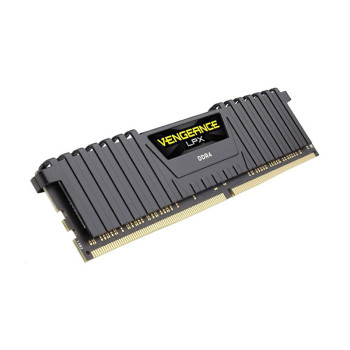 Corsair Vengeance LPX 16GB (16GBX1) DDR4 3000MHz C15 RAM - Black