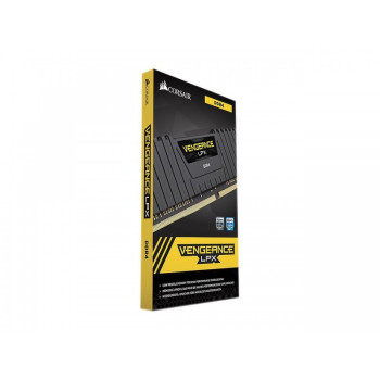 Corsair Vengeance LPX 16GB (16GBX1) DDR4 3000MHz C16 RAM - Black