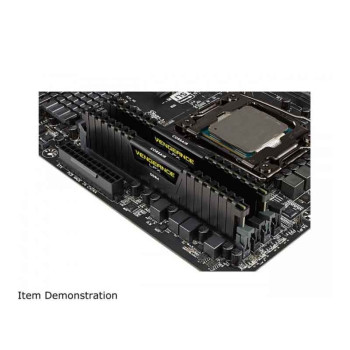 Corsair Vengeance LPX 16GB (16GBX1) DDR4 3000MHz C16 RAM - Black