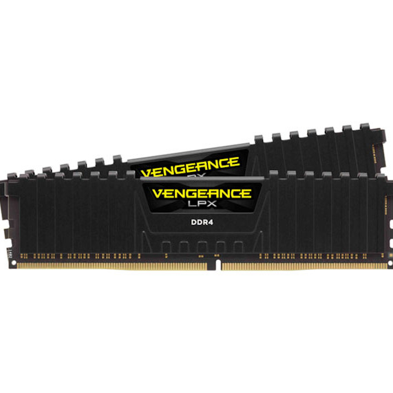 Corsair Vengeance LPX 16GB (8GBX2) DDR4 4000MHz C19 RAM - Black