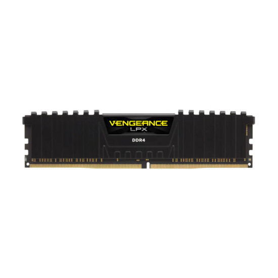 Corsair Vengeance LPX 64GB (16GBX4) DDR4 3000MHz C15 Memory Kit - Black