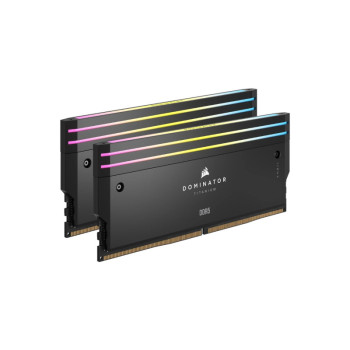 Corsair Dominator Titanium RGB 32GB (2x16GB) DDR5 7200MHz C34 RAM - Black