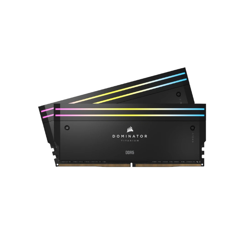 Corsair Dominator Titanium RGB 64GB (2x32GB) DDR5 6600MHz CL32 RAM - Black