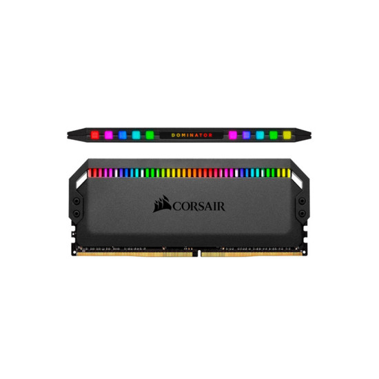 Corsair Dominator Platinum RGB 16GB (8GBX2) DDR4 DRAM 3600MHz C18 Memory Kit - Black