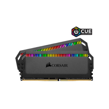 Corsair Dominator Platinum RGB 16GB (2 x 8GB) DDR4 3200MHz C16 RAM - Black