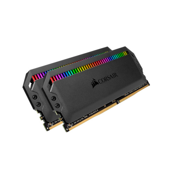 Corsair Dominator Platinum RGB 32GB (16GBX2) DDR4 DRAM 3600MHz C18 Memory Kit - Black
