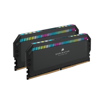 Corsair Dominator Platinum RGB 32GB (2x16GB) DDR5 6000MHz CL36 RAM - Black