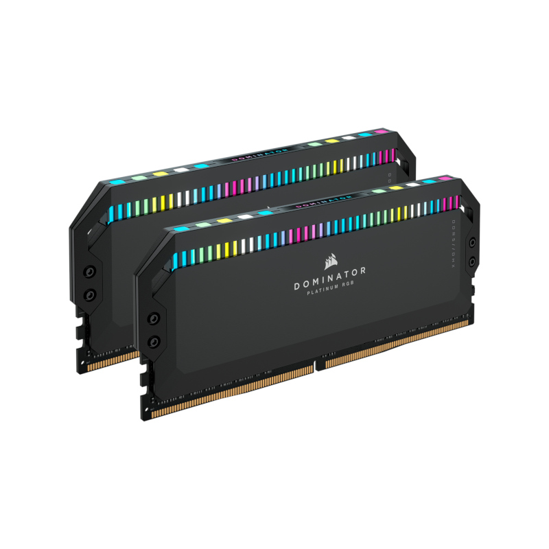Corsair Dominator Platinum RGB 32GB (2x16GB) DDR5 6000MHz C36 RAM- Black