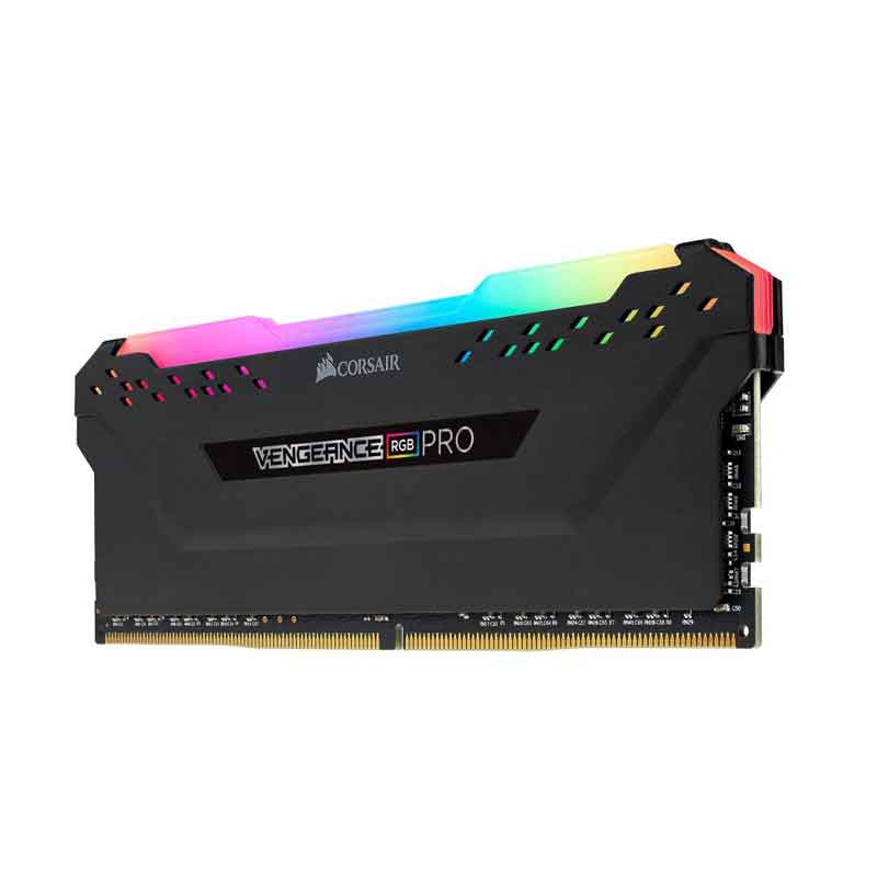 Corsair Vengeance RGB Pro 16GB (16GBX1) DDR4 3000MHz C16 RAM - Black