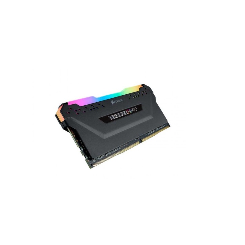 Corsair Vengeance RGB Pro 16GB (16GBX1) DDR4 3200MHz C16 RAM - Black