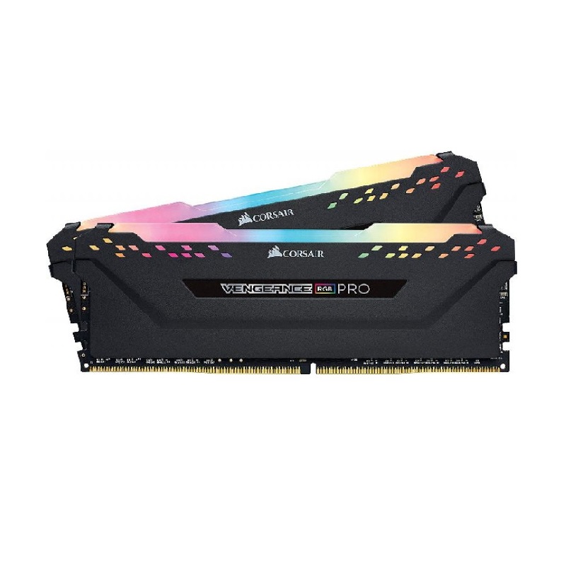 Corsair Vengeance RGB Pro 32GB (16GBX2) DDR4 3200MHz C16 RAM - Black Corsair Vengeance RGB Pro 32GB (16GBX2) DDR4 3200MHz C16 RAM - Black