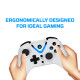 Cosmic Byte ARES Wireless Controller for PC with Magnetic Triggers (White)