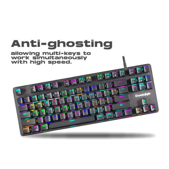 Cosmic Byte Firefly Outemu Red Switch TKL RGB Mechanical Keyboard - Black
