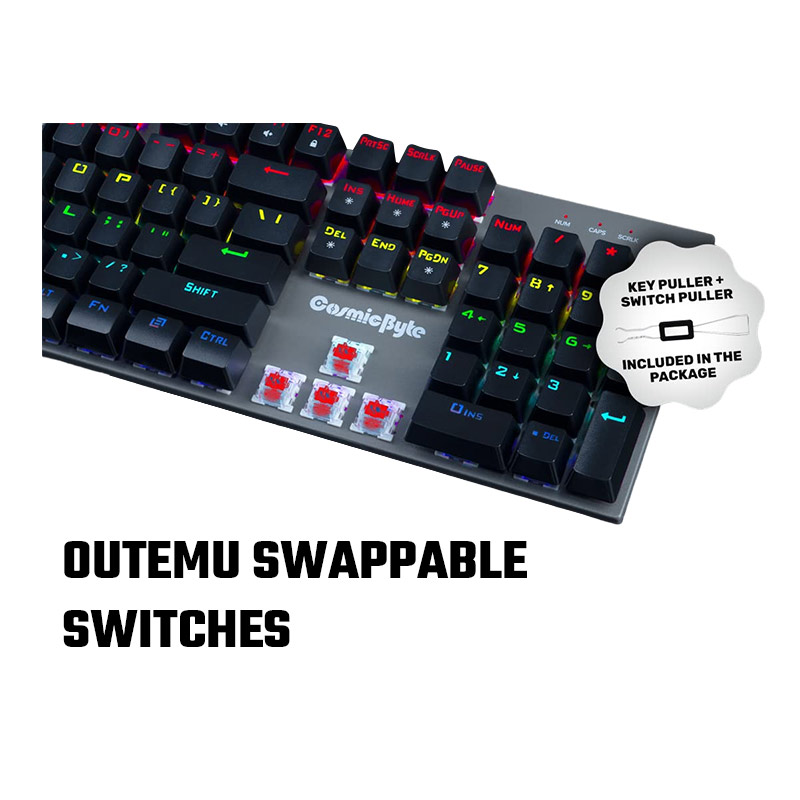 Cosmic Byte Vanth Outemu Blue Switch Mechanical Gaming Keyboard