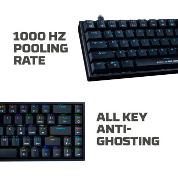 Cosmic Byte Artemis Outemu Red Switch RGB Mechanical Gaming Keyboard - Black