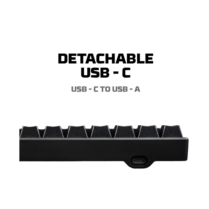 Cosmic Byte Themis Outemu Red Switch RGB Mechanical Gaming Keyboard - Black