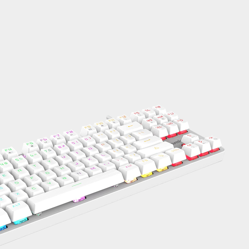Cosmic Byte Firefly Outemu Red Switch TKL RGB Mechanical Keyboard - White