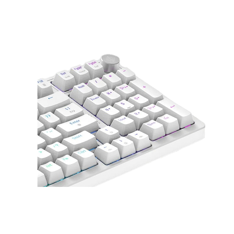 Cosmic Byte Phantom Gasket Wired Mechanical Gaming Keyboard with Swappable Outemu PreLubed Red Switches - White Cosmic Byte Phantom Gasket Wired Mechanical Gaming Keyboard with Swappable Outemu PreLubed Red Switches - White