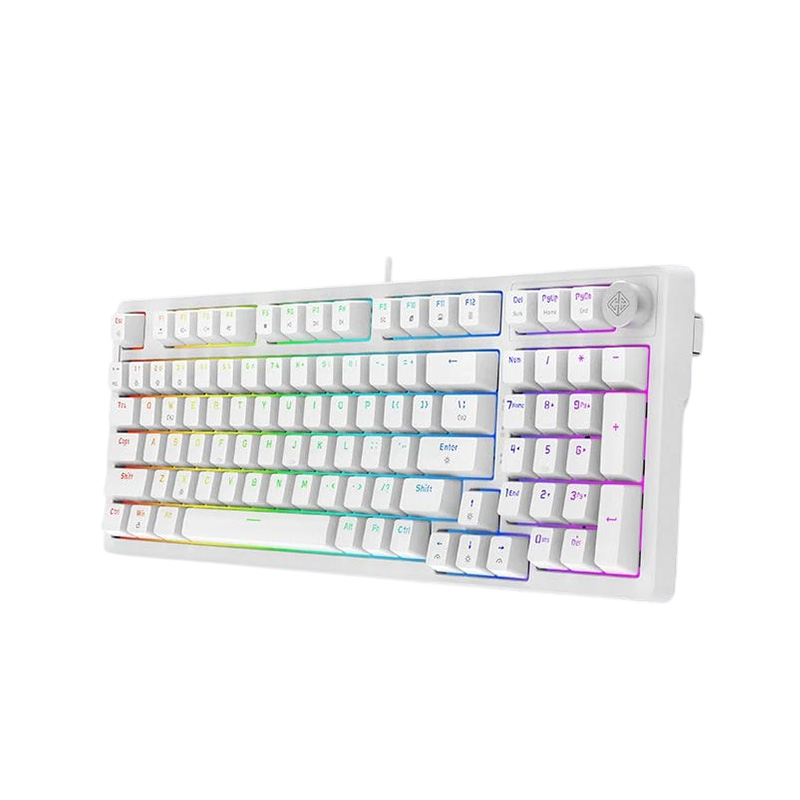 Cosmic Byte Phantom Gasket Wired Mechanical Gaming Keyboard with Swappable Outemu PreLubed Red Switches - White Cosmic Byte Phantom Gasket Wired Mechanical Gaming Keyboard with Swappable Outemu PreLubed Red Switches - White
