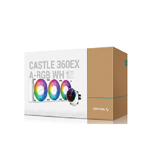 Deepcool Gamerstorm Castle 360EX ARGB CPU Cooler - White