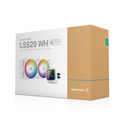 Deepcool LS520 240mm Liquid CPU Cooler - White