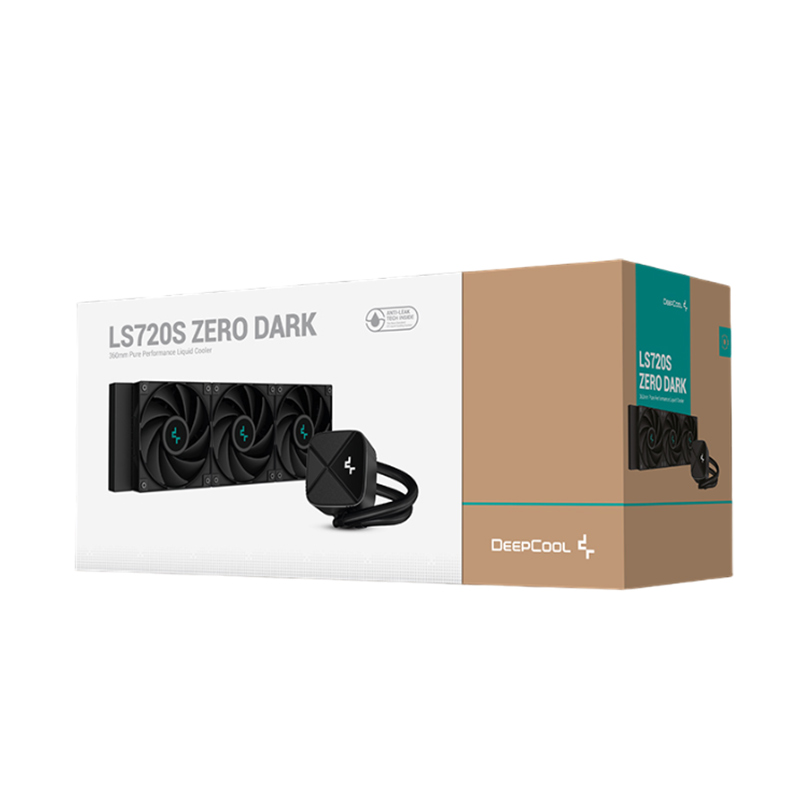 Deepcool LS720S Zero Dark 360mm Liquid CPU Cooler - Black Deepcool LS720S Zero Dark 360mm Liquid CPU Cooler - Black