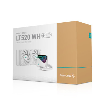 Deepcool LT520 240mm Liquid CPU Cooler - White