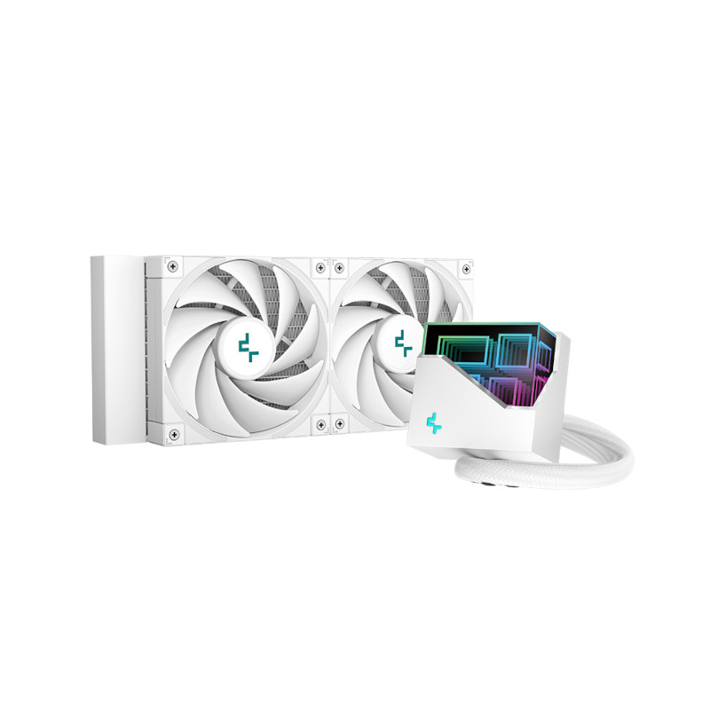 Deepcool LT520 240mm Liquid CPU Cooler - White