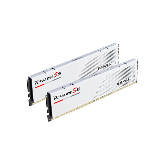 G.Skill Ripjaws S5 32GB (16GBX2) DDR5 6000MHz Memory - White