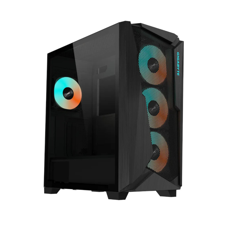 Gigabyte C301 Glass Mid Tower ARGB Cabinet - Black