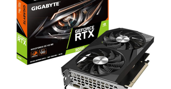 Gigabyte GeForce RTX 3050 WindForce OC V2 8GB GDDR6