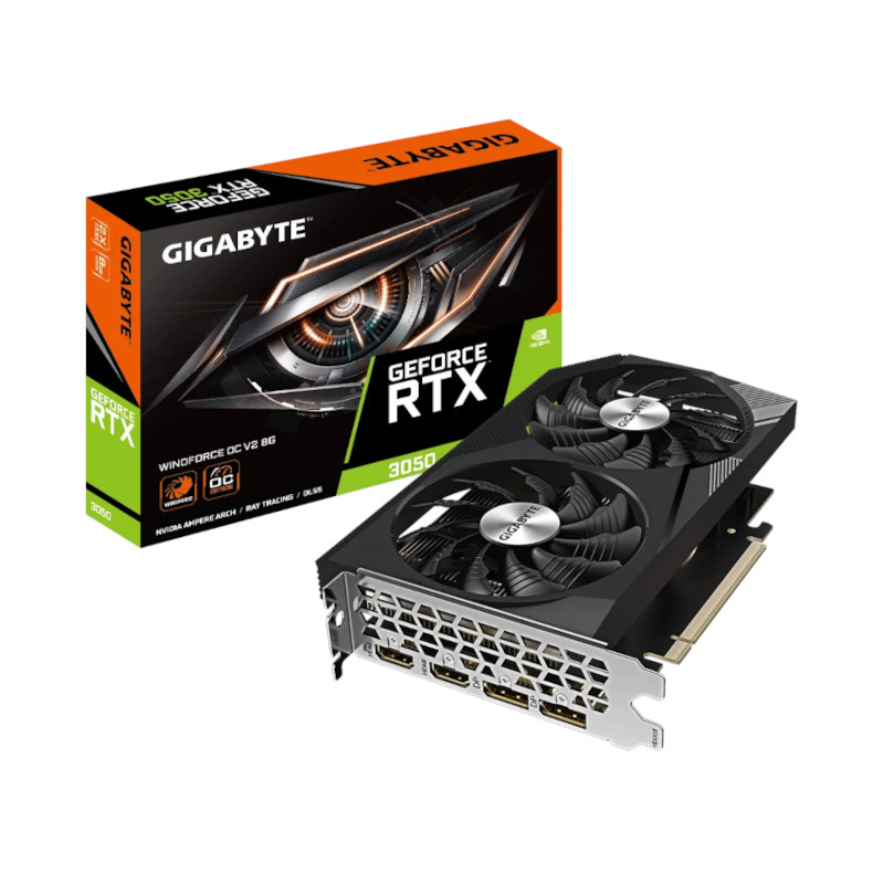 Gigabyte GeForce RTX 3050 WindForce OC V2 8GB GDDR6