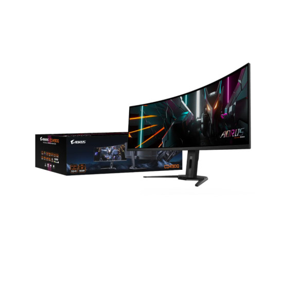 Gigabyte Aorus CO49DQ 49-Inch DQHD OLED 144Hz HDR Gaming Monitor Gigabyte Aorus CO49DQ 49-Inch DQHD OLED 144Hz HDR Gaming Monitor
