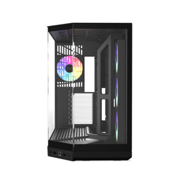 Hyte Y50 RGB MId-Tower Gaming Cabinet - Pitch Black Hyte Y50 RGB MId-Tower Gaming Cabinet - Pitch Black