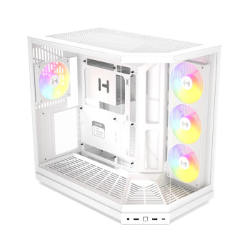 Hyte Y50 RGB MId-Tower Gaming Cabinet - Snow White