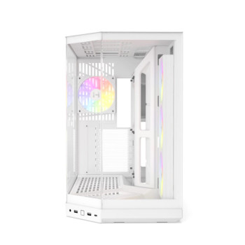 Hyte Y50 RGB MId-Tower Gaming Cabinet - Snow White Hyte Y50 RGB MId-Tower Gaming Cabinet - Snow White