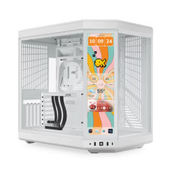 Hyte Y70 Touch Infinite MId-Tower Gaming Cabinet - Snow White