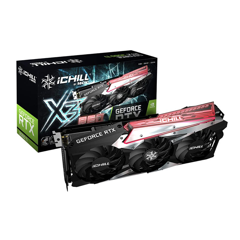 Buy Inno3d GeForce RTX 3060 Ti ichill X3 Red LHR 8GB GDDR6