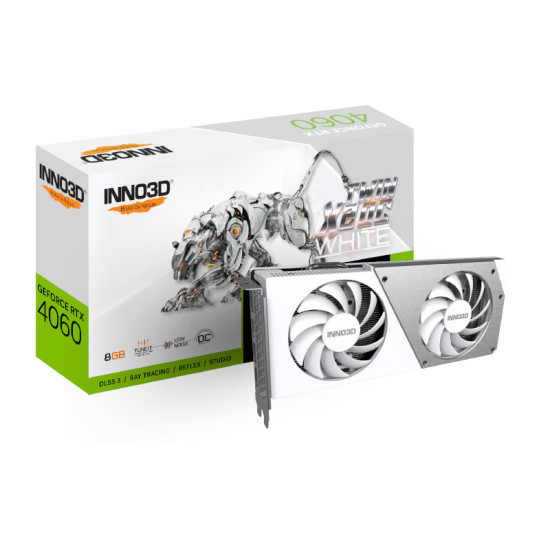 Buy Inno3d GeForce RTX 4060 Twin X2 OC White 8GB GDDR6 Graphics