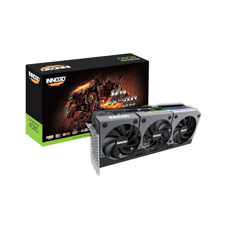 Buy Inno3d GeForce RTX 4080 X3 OC 16GB GDDR6X Graphics Card at