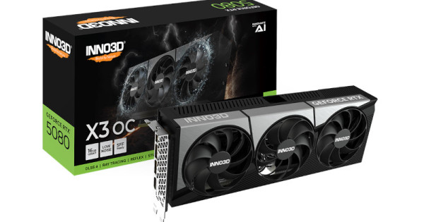 Buy INNO3D GeForce RTX 5080 X3 OC 16GB GDDR7 Graphics Card at Best