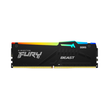 Kingston Fury Beast RGB 32GB (1x32GB) 6000MHz DDR5 CL36 RAM - Black