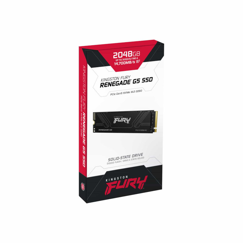 Kingston Fury Renegade G5 2TB PCIe Gen5 NVMe M.2 SSD Kingston Fury Renegade G5 2TB PCIe Gen5 NVMe M.2 SSD